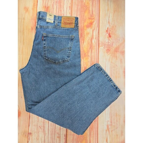 Levis Mens 550 Relaxed Fit Jeans 38x30 Blue Denim NWT - Picture 3 of 9